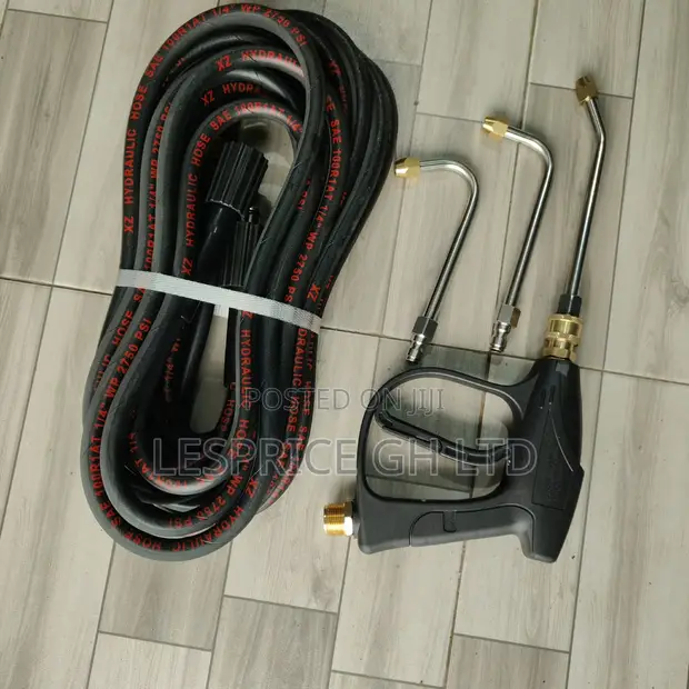 Long Lasting 10mm Washer Hose with Gun and Nozzle - 1