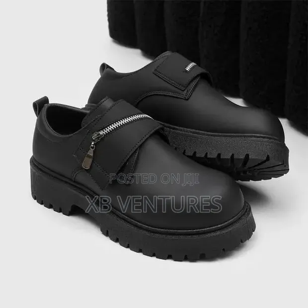 Italian Hip-Hop Shoes - Black - 1