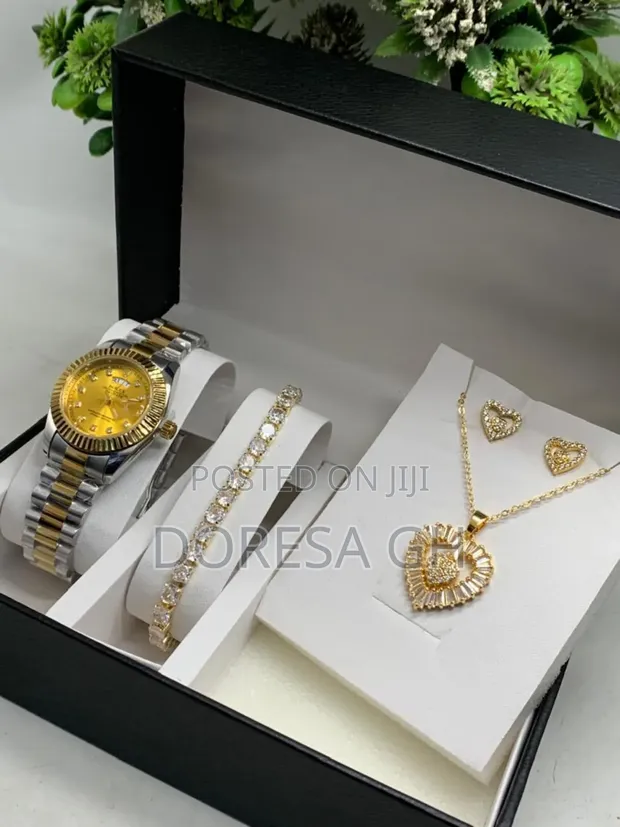 Ladies Rolex Watch & Jewellery Set - 1