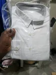 White Cotton Dress Shirts - Men's - 2