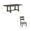 Brinley 7-Piece Dining Set - 1
