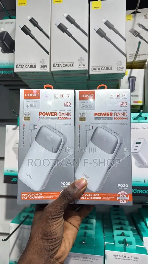 LDNIO PQ27 20000mAh 65W Fast Charging Power Bank - 1