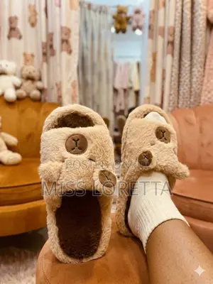Elis City Lingerie Lounge Slippers - Highland Cow Design