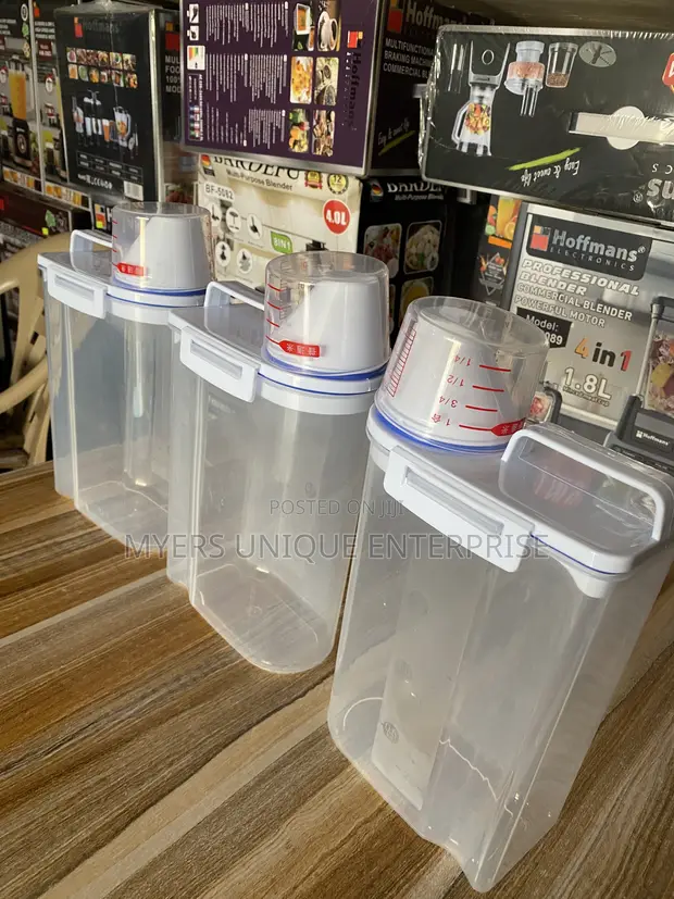 2.3L Cereal Storage Container with Measuring Cup - 1