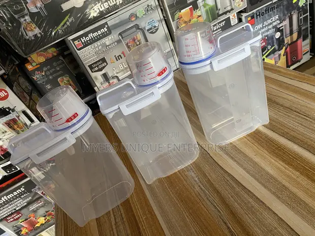 2.3L Cereal Food Storage Canister with Cup - 1