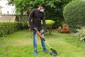 Cordless Bush Cutter with 2 Batteries
