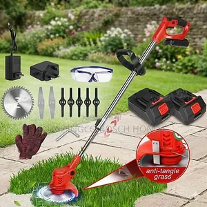 21V Cordless Bush/Grass Trimmer with Garden Tools