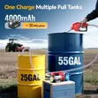 Rechargeable Fuel Dispenser with Metered Nozzle & Extra Battery - 3