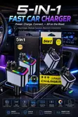 PowerDrive 180W 5-in-1 Fast Car Charger - 1