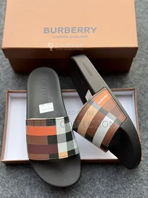Burberry Slides - Brand New