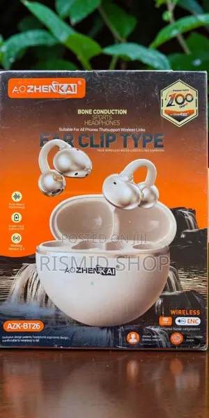 AO ZHENKAI AZK-BT26 Portable Wireless Ear Clip Earphones