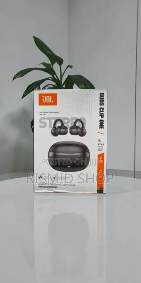 JBL Buds Clip One Secure-Fit Bluetooth Earphones - 1