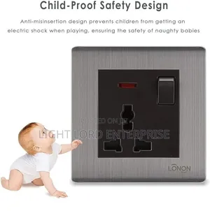 Children Safety Design Socket and Stitches