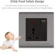 Children Safety Design Socket and Stitches - 1