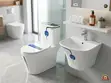 Frencia Luxury Ceramic Water Closet & Wash Basin Set - 1