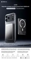REMAX CX09 10000mAh Wireless Magnetic Power Bank - 3