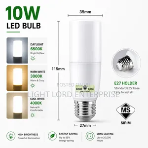 Amerlux Cylinder Shape LED Bulb - 10W/20W