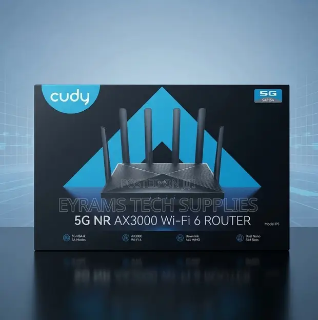Cudy P5 SA/NSA 5G NR AX3000 Wi-Fi 6 Router - 1