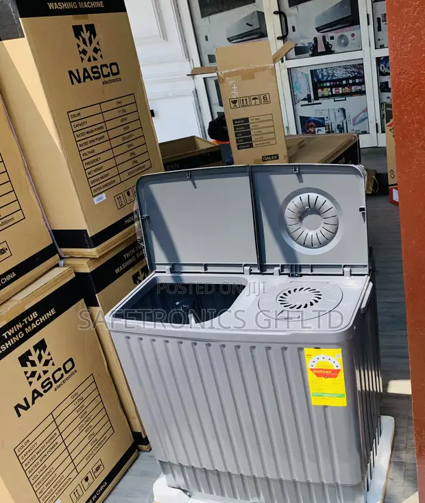 Brand New Nasco 11kg Twin Tub Washing Machine - 1