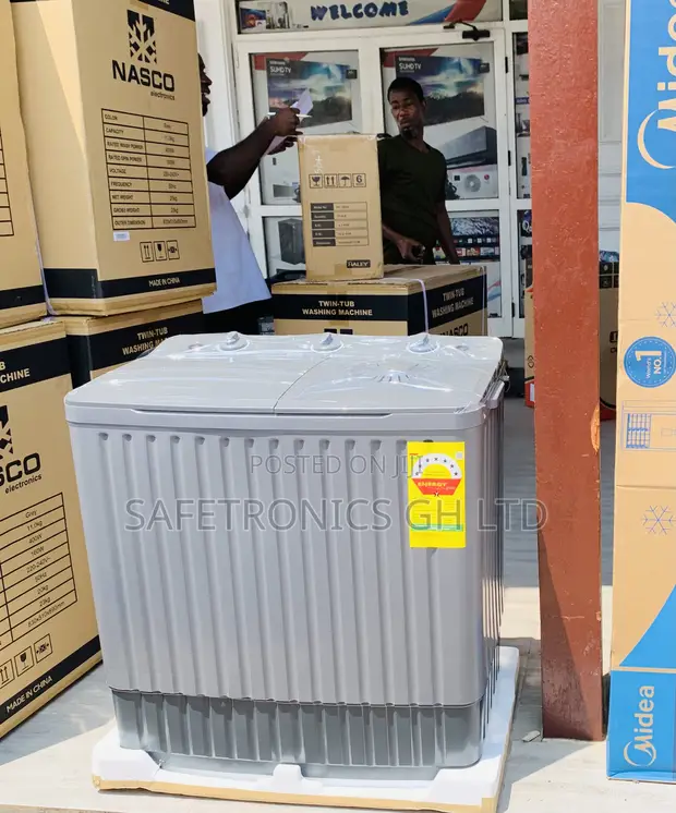 Brand New Nasco 11kg Twin Tub Washing Machine - 1