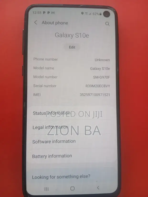 Samsung Galaxy S10e 128GB Black - 1