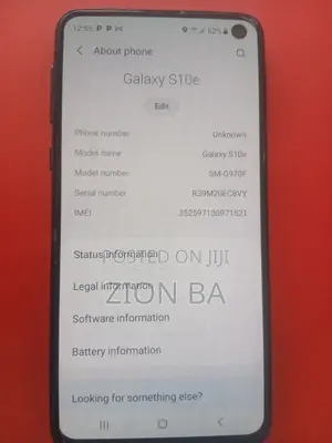 Samsung Galaxy S10e 128GB Black