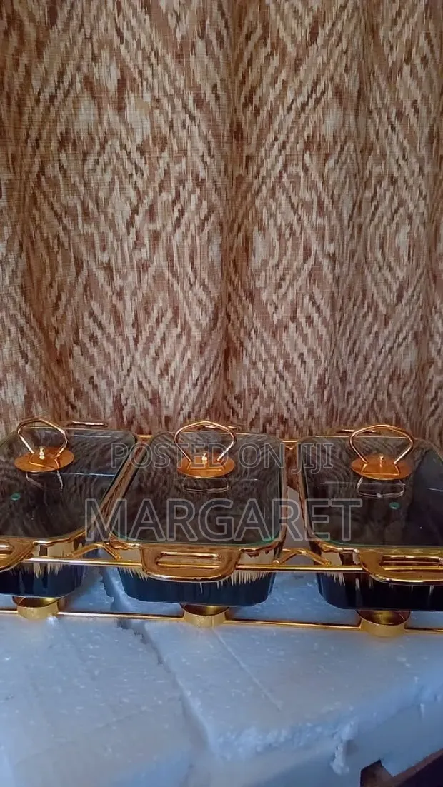 3pcs Ceramic Chafing Dish Set - 1