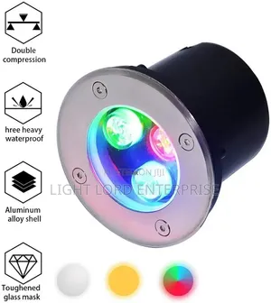 Pathway LED Buried Light - Multi-Color, Rainproof