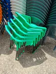 Royal Comfort Green Plastic Chair - 1