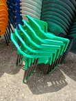 Royal Comfort Green Plastic Chair - 2