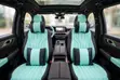 Premium Mint Leather Seat Covers - 5 Seater Set - 1