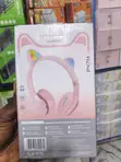 Cat Ear P47M Wireless Headphones with RGB Lights - 1