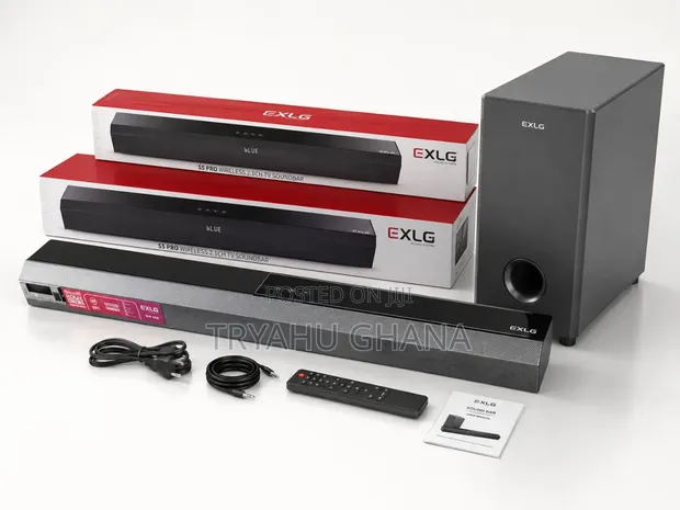 EXLG S5 Pro Soundbar & Wireless Subwoofer - 1