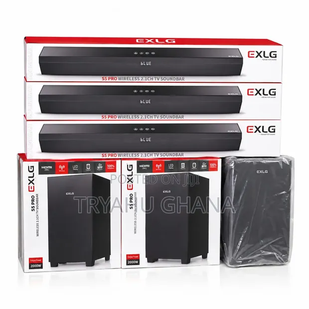 EXLG S5 Pro Soundbar with Wireless Subwoofer - 1