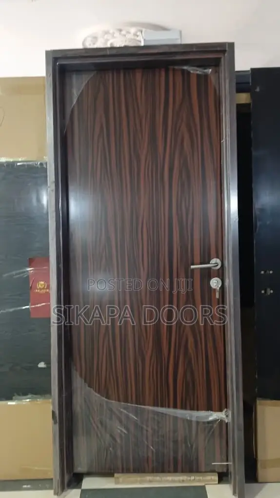 Modern Wood Panel Doors - Heat Resistant - 1