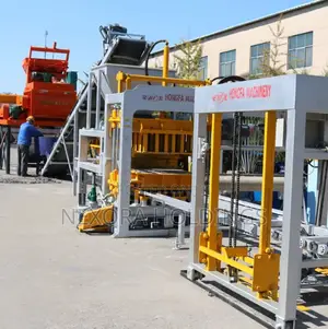 QTJ6-15 PLC Fully Automatic Concrete Hollow Block Making Machine