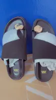 Ladies Zara Slippers - Black Leather, Size 38 - 2