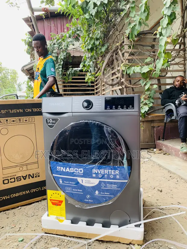 Brand New Nasco 10KG Front Load Washing Machine - 1