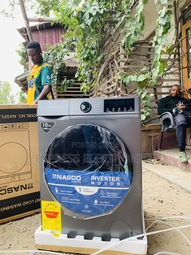Brand New Nasco 10KG Front Load Washing Machine - 1
