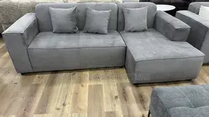 Royal Comfort Fabric L-Shaped Sofa (Brand New)
