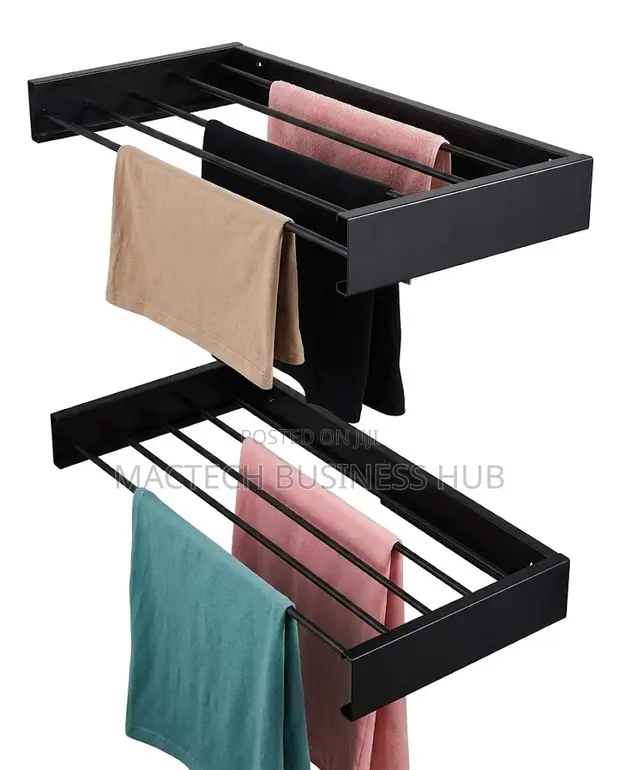 Wall-Mounted Collapsible Drying Rack - 1