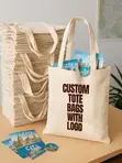 Custom Printed Tote Bags - 1