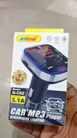 Q-C82 Car MP3 Player Bluetooth FM Transmitter with 3.1A USB Charger - 1