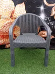 Durable Wicker Plastic Chairs and Table Set - 2