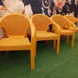 Robust Wicker Plastic Chairs (Set of 4) - 2