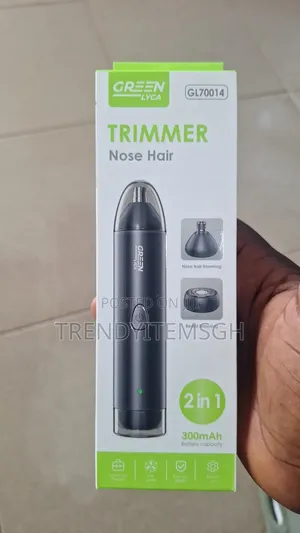 Green Lyca GL70014 2-in-1 Rechargeable Nose & Beard Trimmer