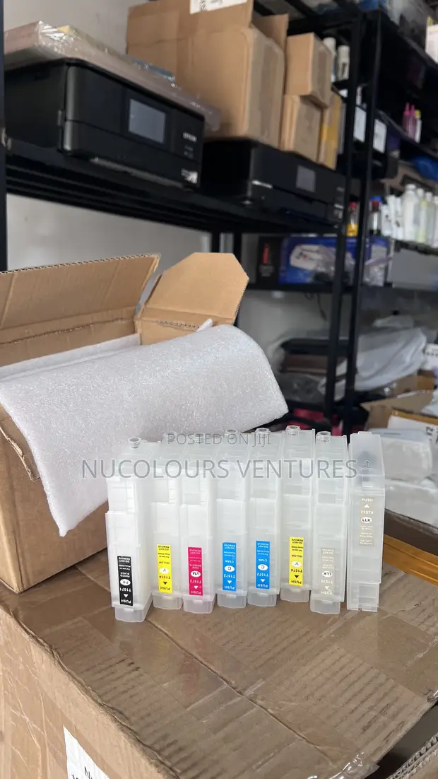 Epson R3000 / P600 Refillable Cartridge with Chip - 1