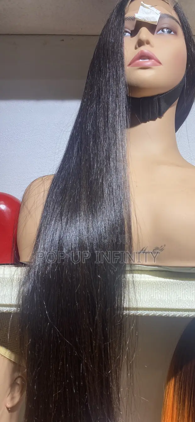 Bone Straight Human Hair Wig Cap - 1