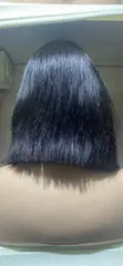 Bone Straight Human Hair Wig Cap - 8 Inch - 4