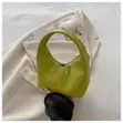 Women's Mini Curved Hobo Handbag - 2